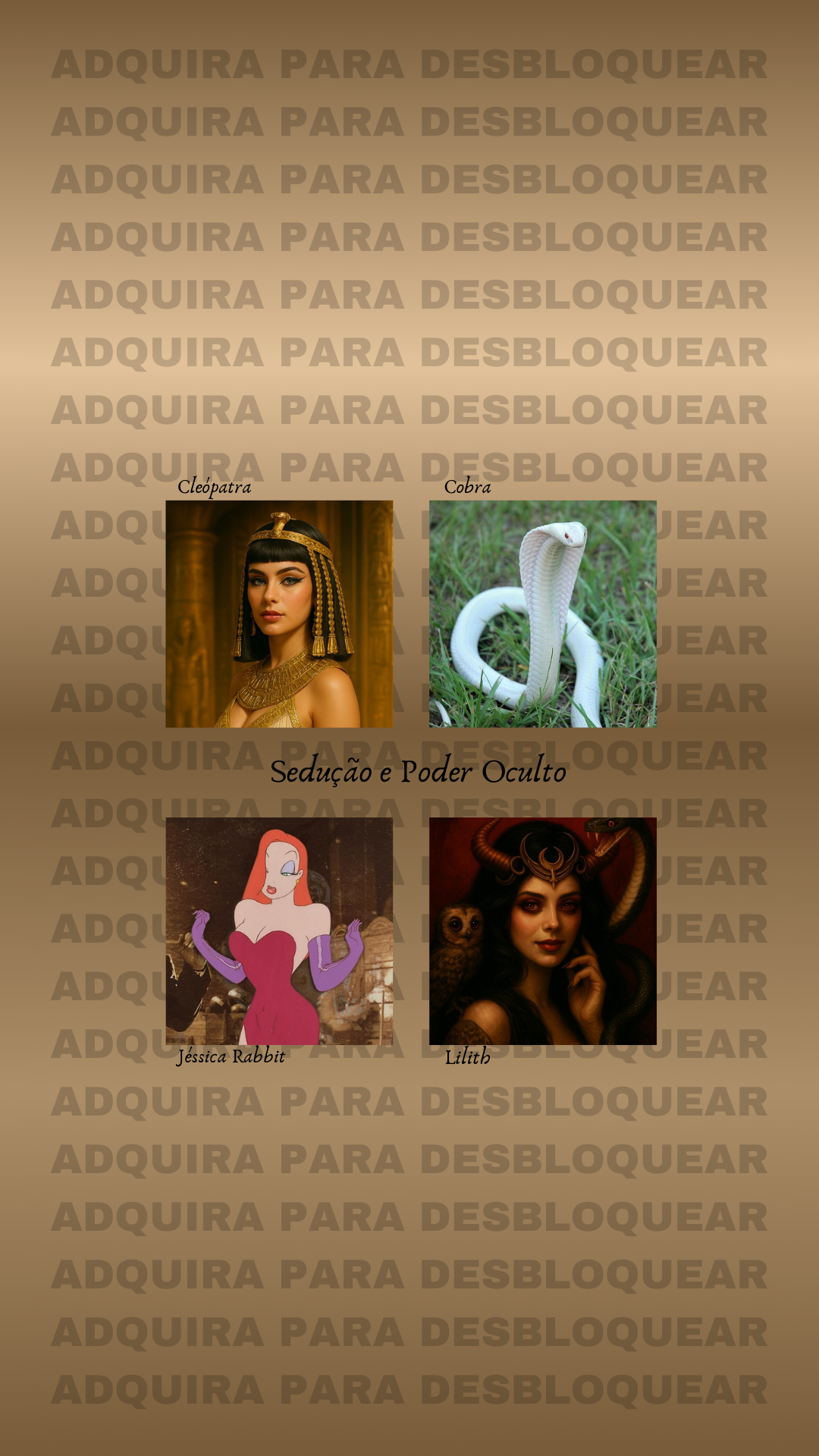 SEDUÇÃO E PODER OCULTO