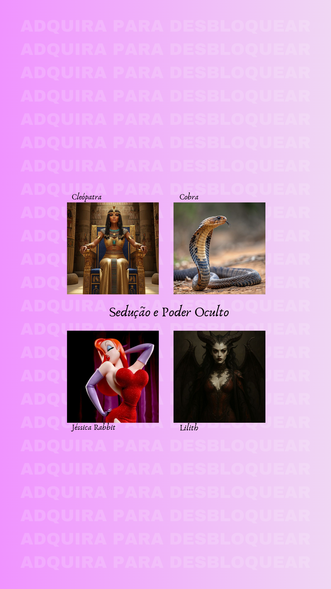 SEDUÇÃO E PODER OCULTO